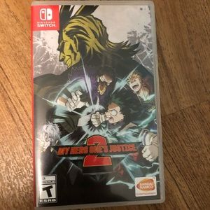 My hero academia hero’s justice 2 Nintendo switch game